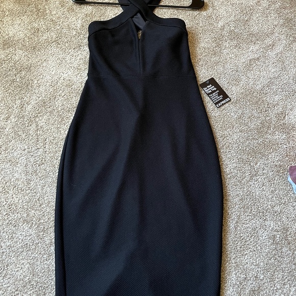 Express Dresses & Skirts - Black express dress size 2 , cross top